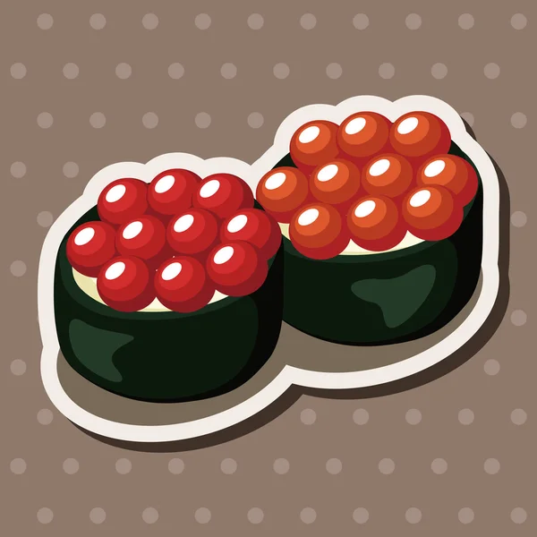 Elementos temáticos de sushi — Vector de stock