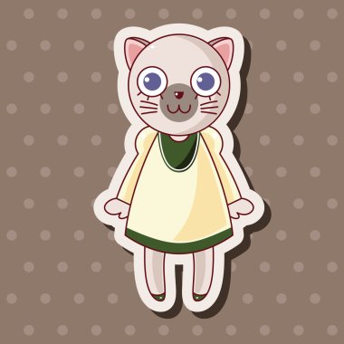 hayvan kedi çizgi film Tema öğeleri