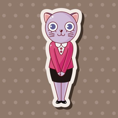 hayvan kedi çizgi film Tema öğeleri