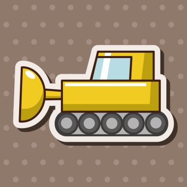 Ulaşım Ekskavatör kamyon Tema öğeleri