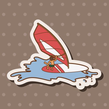 스포츠 테마 요소를 물