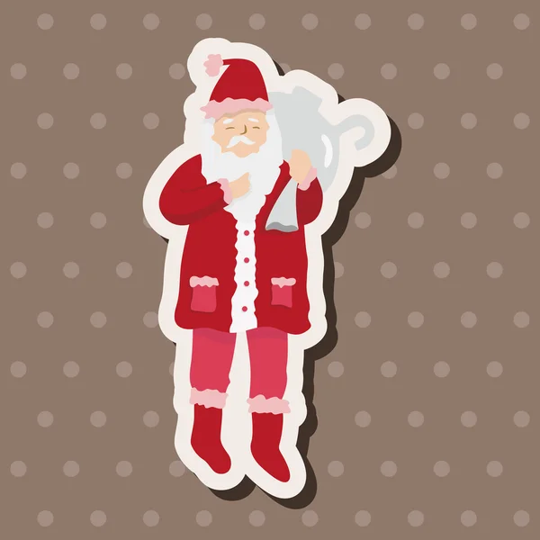 Santa claus éléments de thème — Image vectorielle