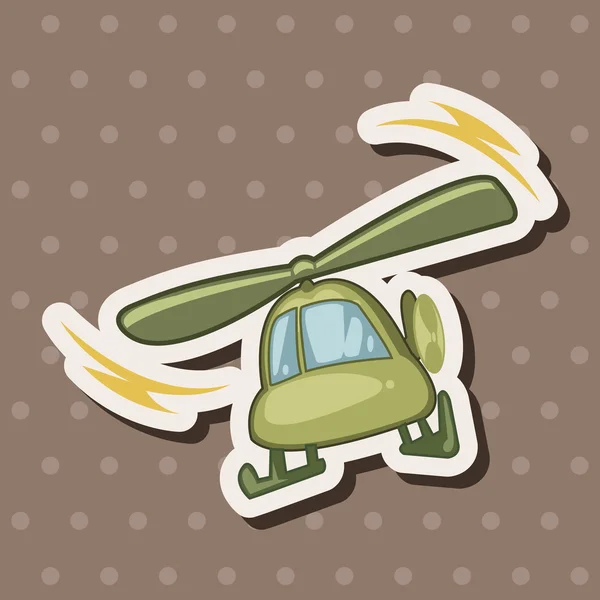 Transporte Helicópteros elementos temáticos — Vector de stock