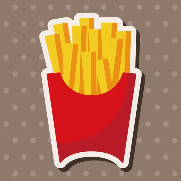 Fast Food Themenelemente — Stockvektor