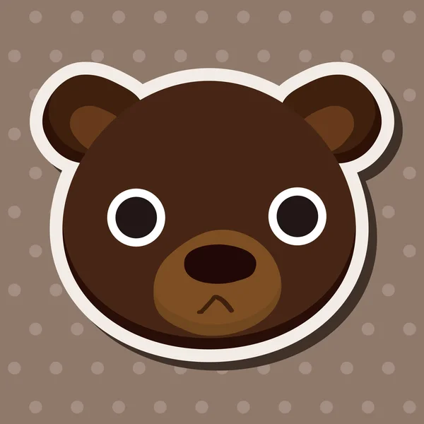 Animal Bear Cartoon-Elemente — Stockvektor