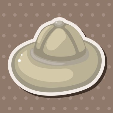 Ekipman şapka Tema öğeleri seyahat