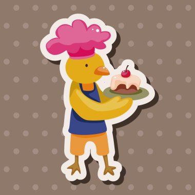 hayvan Şef çizgi film Tema öğeleri