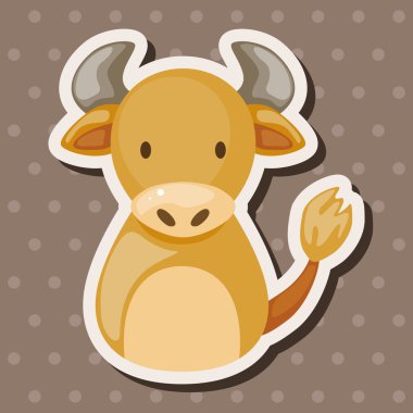 Çince Zodyak öküz Tema öğeleri