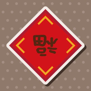 Çin yeni yılı Tema öğeleri, Çin couplets ile Çin w