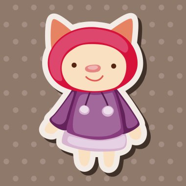 hayvan kış çizgi film Tema öğeleri