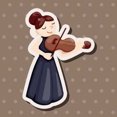 karakter müzisyen kemancı Tema öğeleri