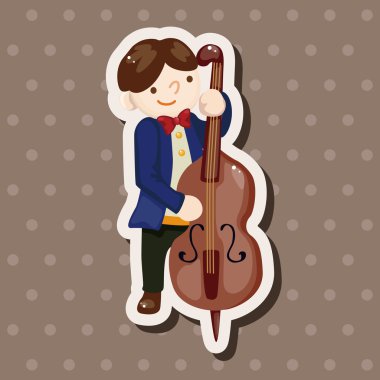 karakter müzisyen çellist Tema öğeleri