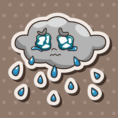 Hava yağmurlu bir gün Tema öğeleri