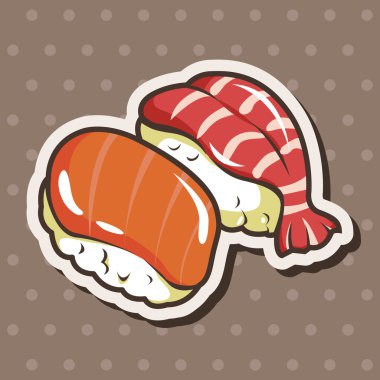 Japon yemek suşi Tema öğeleri