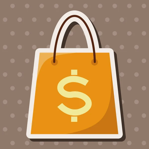 Elementos de tema bolsa de compras — Vector de stock