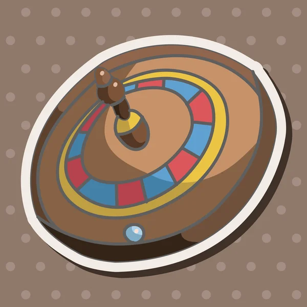 Casino roulette theme elements — Stock Vector