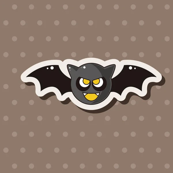万圣节蝙蝠主题元素 — 图库矢量图片