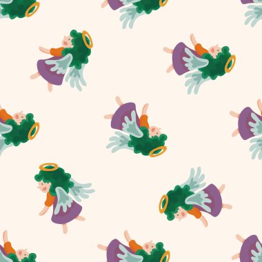 melek karikatür tasarım, karikatür Dikişsiz desen arka plan