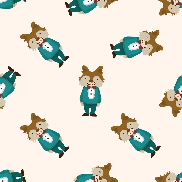 animal dog cartoon , cartoon seamless pattern background