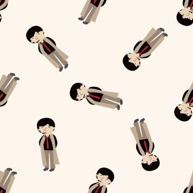 mafya, karikatür Dikişsiz desen arka plan