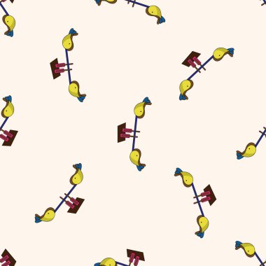 Eğlence Parkı özellikleri, karikatür Dikişsiz desen arka plan