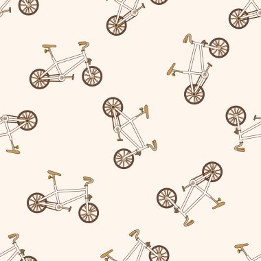 ulaşım motor, karikatür Dikişsiz desen arka plan