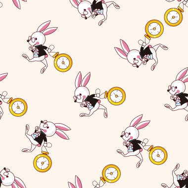 Alice Harikalar Diyarında, karikatür Dikişsiz desen arka plan