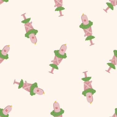 canavar çizgi film, çizgi film Dikişsiz desen arka plan