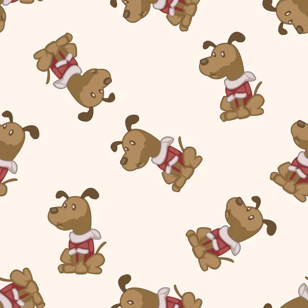 animal dog cartoon , cartoon seamless pattern background