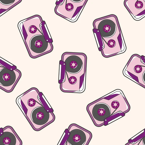 ses bandı, karikatür Dikişsiz desen arka plan