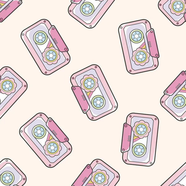 ses bandı, karikatür Dikişsiz desen arka plan