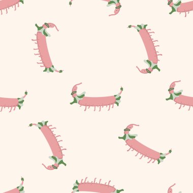 tuhaf canavar simge 10, karikatür Dikişsiz desen arka plan