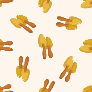 mantar çizgi film, çizgi film Dikişsiz desen arka plan