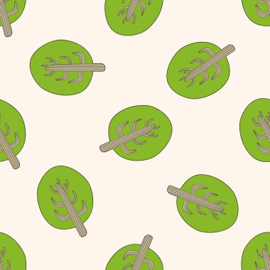 ağaç, karikatür Dikişsiz desen arka plan