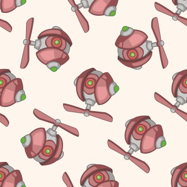 Robot, karikatür Dikişsiz desen arka plan