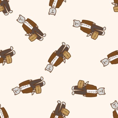 hayvan köpek çizgi film, çizgi film Dikişsiz desen arka plan