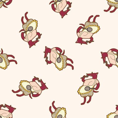 hayvan köpek çizgi film, çizgi film Dikişsiz desen arka plan