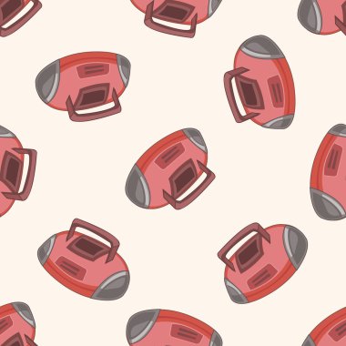 radyo, karikatür Dikişsiz desen arka plan