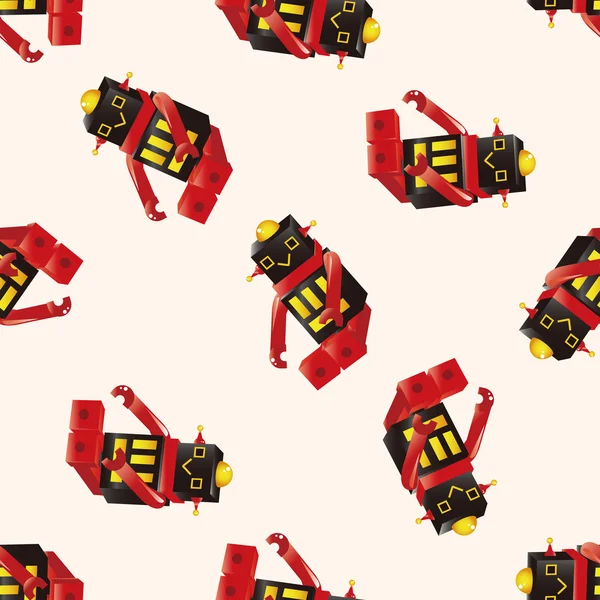 Robot çizgi film, çizgi film Dikişsiz desen arka plan