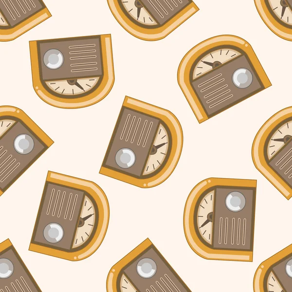 radyo, karikatür Dikişsiz desen arka plan