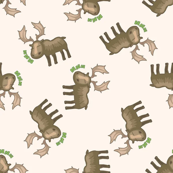 hayvan geyik çizgi film, çizgi film Dikişsiz desen arka plan