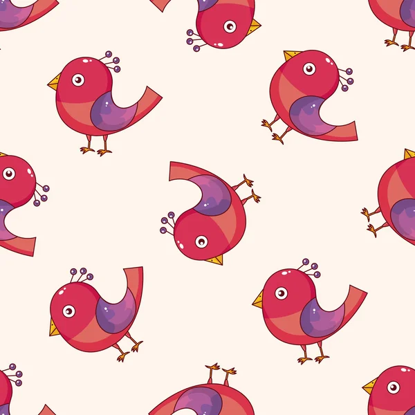 kuş çizgi film, çizgi film Dikişsiz desen arka plan