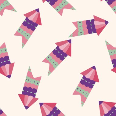 ok, karikatür Dikişsiz desen arka plan