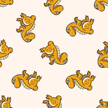 dinozor çizgi film, çizgi film Dikişsiz desen arka plan