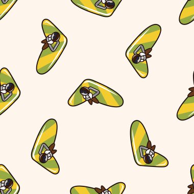 parkurunuz süzülürken, karikatür Dikişsiz desen arka plan