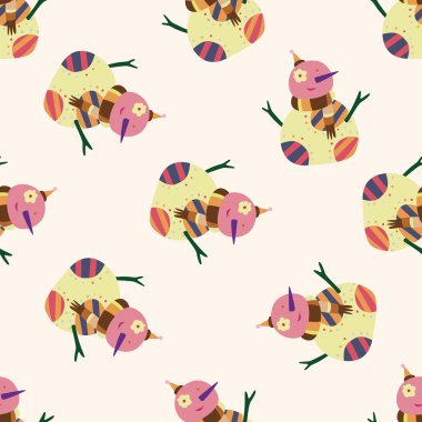 kardan adam çizgi film, çizgi film Dikişsiz desen arka plan