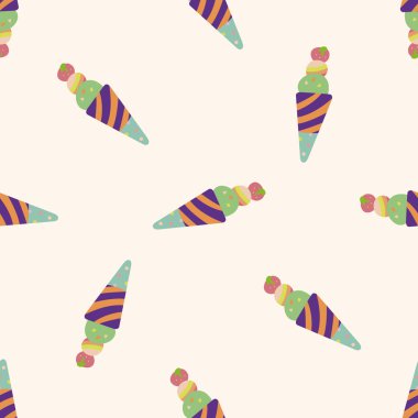 dondurma çizgi film, çizgi film Dikişsiz desen arka plan