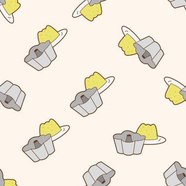 ölçü birimi, çizgi film Dikişsiz desen arka plan pişirme mutfak eşyaları