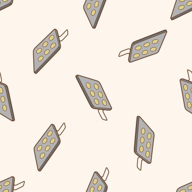 ölçü birimi, çizgi film Dikişsiz desen arka plan pişirme mutfak eşyaları