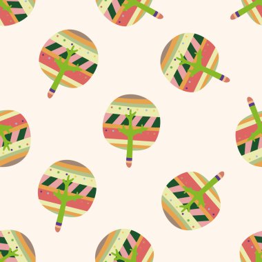 ağaç, karikatür Dikişsiz desen arka plan